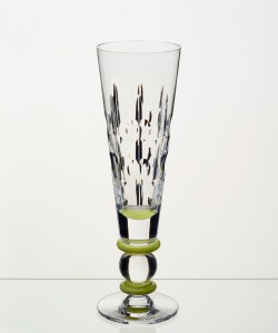 Champagne Flute Green